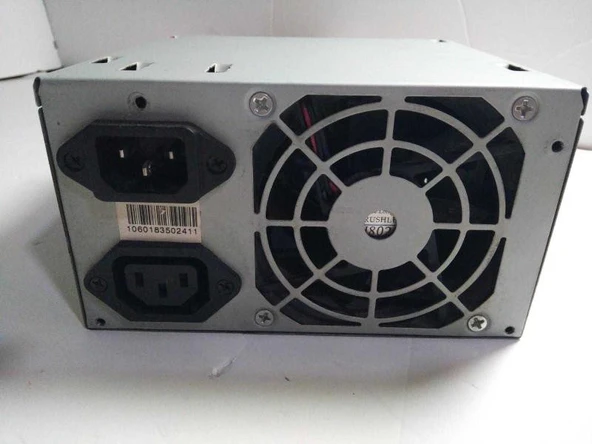 350W Siyah 12cm Fanlı Power Supply 2.EL KULLANILMIŞ ürün görseli 1