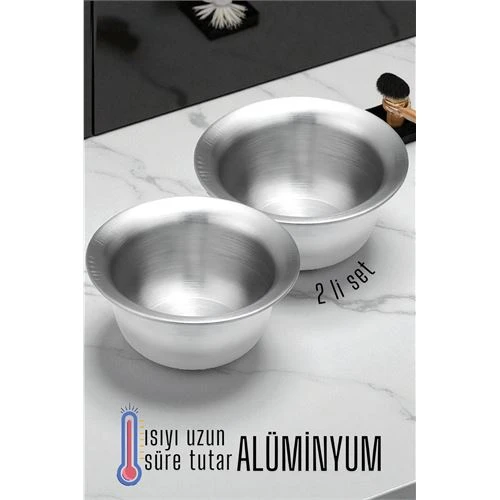 Modacar Alüminyum Tıraş Tası 2 li SET - 1