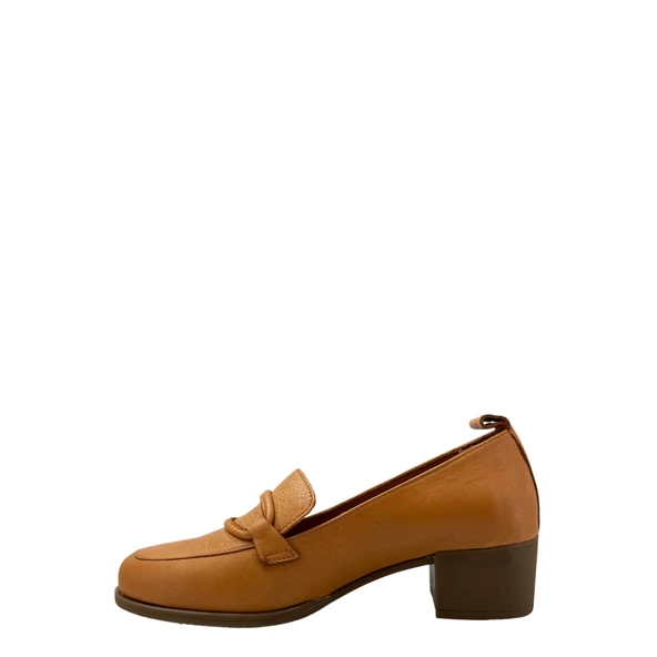 Albini 26101452D Hakiki Deri Kadın Topuklu Ayakkabı - Resim 4