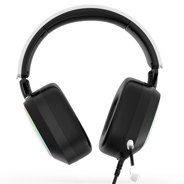 GameBooster H23W Nemesis RGB USB 7.1 Beyaz Profesyonel Oyuncu Kulaklığı - 3