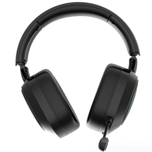 GameBooster WBH23B Nemesis PRO RGB Wireless 2.4G+BT Siyah Kablosuz Oyuncu Kulaklığı - 3