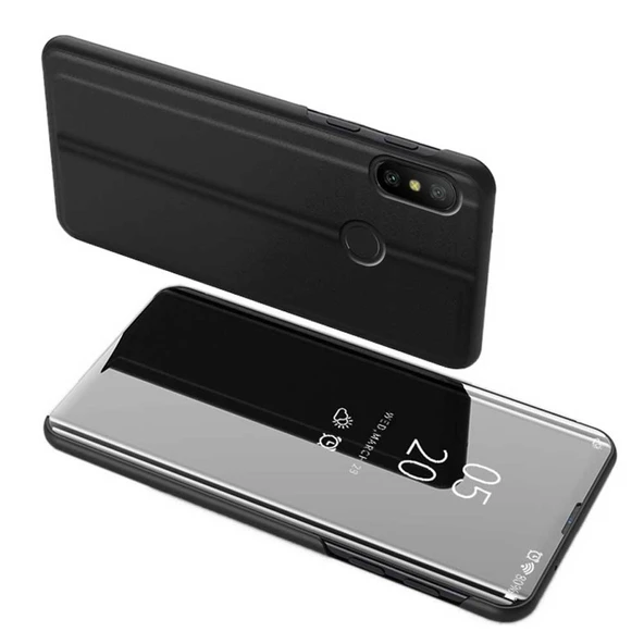 Xiaomi Redmi 7 Uyumlu Aynalı Kapaklı Lüx Kılıf - Resim 2