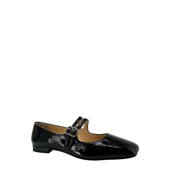 Albini 26151401R Rugan Deri Kadın Babet - Resim 6