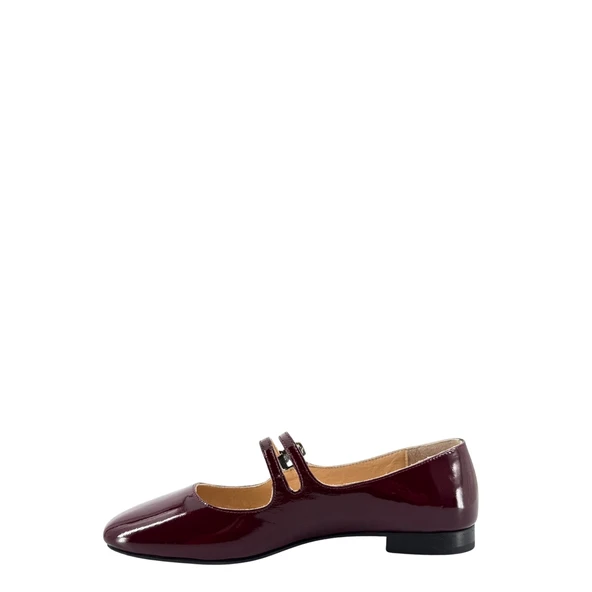 Albini 26151401R Rugan Deri Kadın Babet - Resim 4