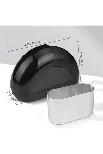 Koku Önleyici Otomatik Kapaklı Araç İçi Küllük-Isıya Dayanıklı Metal Hazne, Kol Dayamaya Uygun - Resim 8
