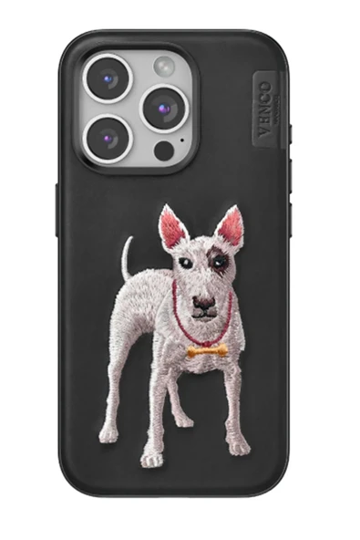 iPhone 15 Pro Perma Desenli Kapak - Siyah ürün görseli