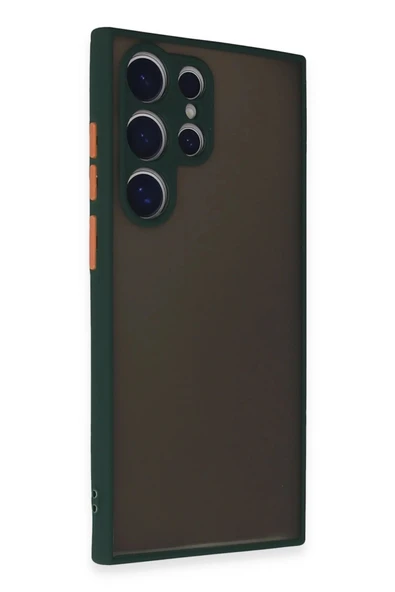 Samsung Galaxy S24 Ultra Kılıf Montreal Silikon Kapak - Yeşil - Resim 2