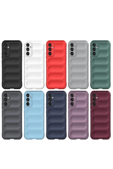 Samsung Galaxy A05S Kılıf Optimum Silikon - Mor - Resim 3