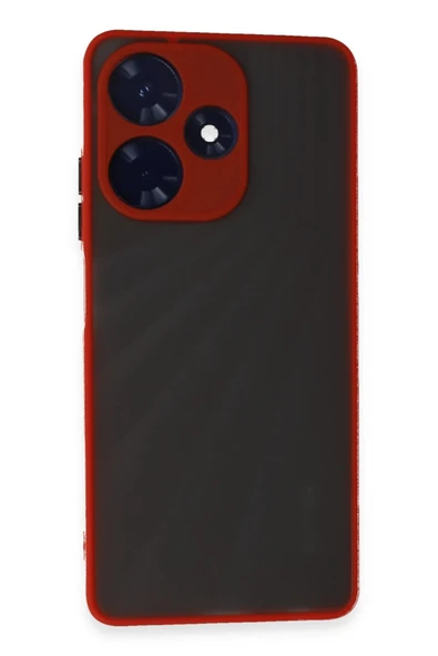 İnfinix Hot 30 4G Kılıf Montreal Silikon Kapak - Kırmızı ürün görseli