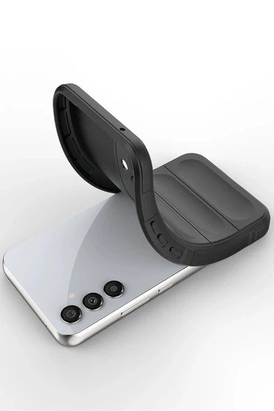 Samsung Galaxy A15 4G Kılıf Optimum Silikon - Siyah - Resim 4