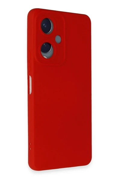 Vivo Y17S Kılıf Nano içi Kadife Silikon - Kırmızı - Resim 2