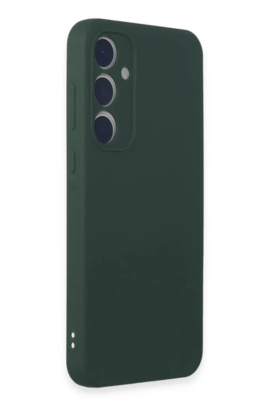 Samsung Galaxy A35 5G Kılıf First Silikon - Koyu Yeşil - Resim 2