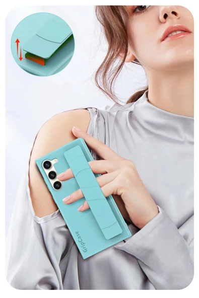 Samsung Galaxy S24 Kılıf Data Kapak - Açık Mavi - Resim 2