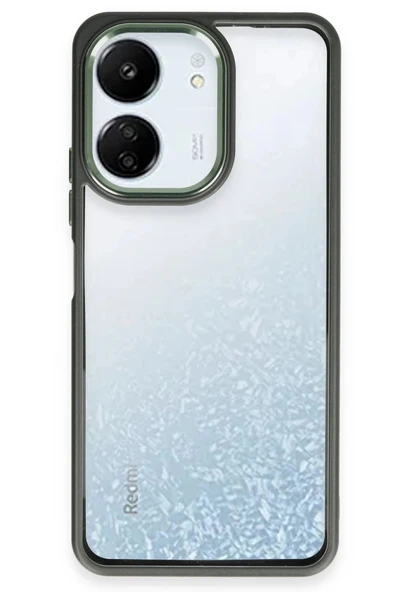 Xiaomi Redmi 13C Kılıf Power Silikon - Koyu Yeşil ürün görseli