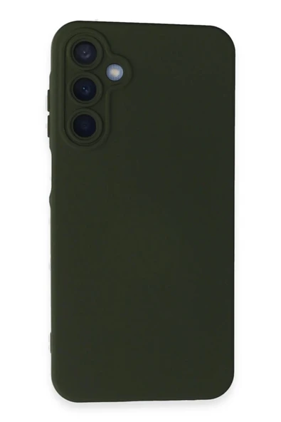 Samsung Galaxy A05S Kılıf Nano içi Kadife Silikon - Koyu Yeşil ürün görseli