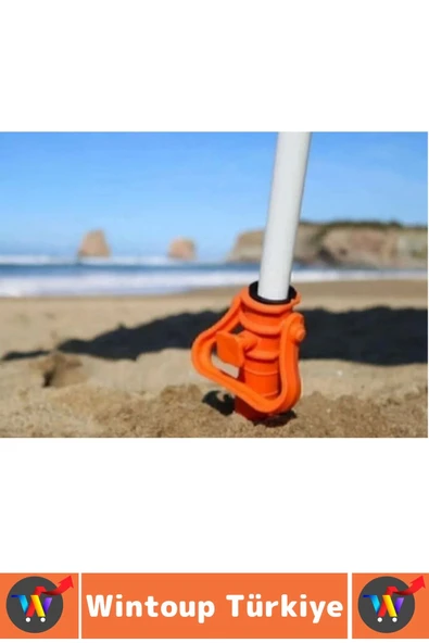 Dayanıklı Montaj Gerektirmez Kolay Kullanım Deniz Plaj Plastik Şemsiye Sabitleme Kazığı 41 X 16 Cm - 3