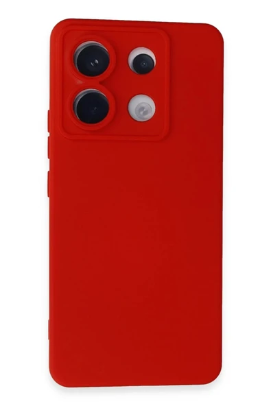 Xiaomi Redmi Note 13 Pro 5G Kılıf Nano içi Kadife Silikon - Kırmızı ürün görseli