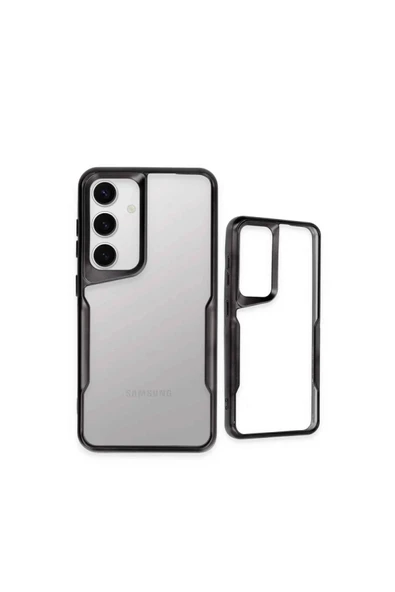 Samsung Galaxy A25 5G Kılıf Boyi Silikon Kapak - Titan Gri - Resim 3