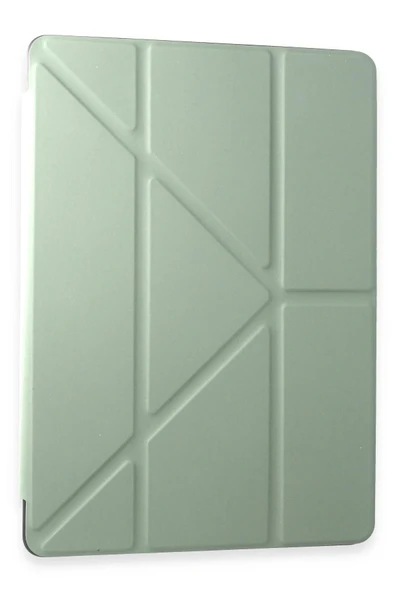 Samsung Galaxy Tab A9 Kılıf Kalemlikli Mars Tablet Kılıfı - Açık Yeşil ürün görseli