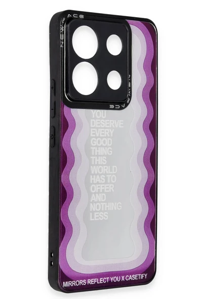 Xiaomi Redmi Note 13 Pro 5G Kılıf Mirror Desenli Kapak - Mirror - 5 - Resim 2