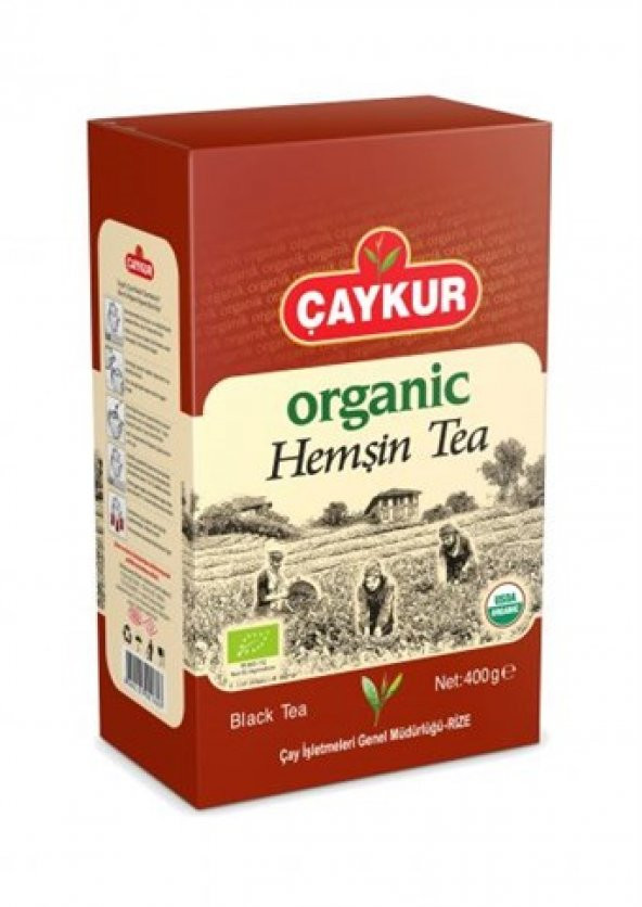 Çaykur Organik Hemşin Çayı 400 Gr Karton Kutu