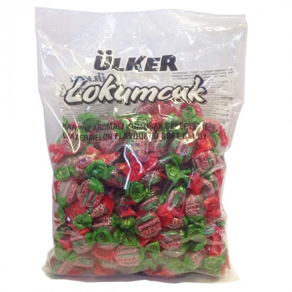 Ülker Lokumcuk Karpuz Aromalı Şekerleme 1Kg