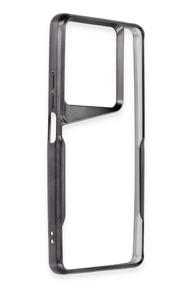 Xiaomi Redmi Note 13 Pro 5G Kılıf Boyi Silikon Kapak - Siyah - Resim 2