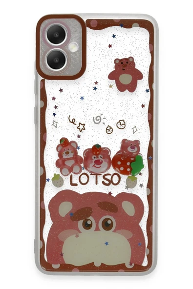 Samsung Galaxy A05 Kılıf Sweet Desenli Silikon Kapak - Pembe ürün görseli