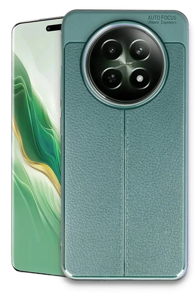 Realme 12 5G Kılıf Auto Focus Kapak - Koyu Yeşil ürün görseli