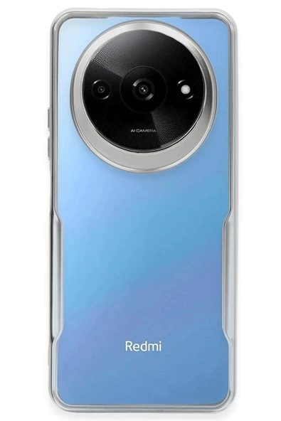 Xiaomi Redmi A3 4G Kılıf Boyi Silikon Kapak - Gümüş ürün görseli