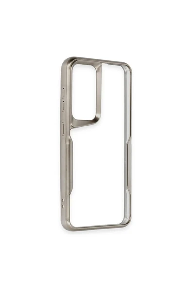 Samsung Galaxy A55 5G Kılıf Boyi Silikon Kapak - Titan Gri - Resim 2