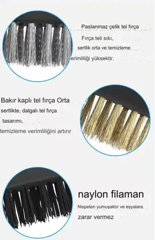3in1 Esd-Anti Statik Anakart Bord Temizleme Fırçası - 4