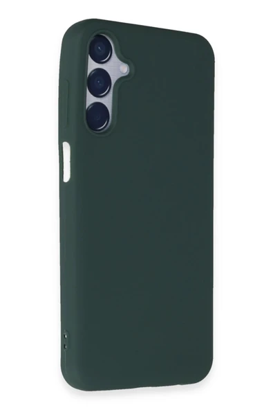 Samsung Galaxy M15 Kılıf First Silikon - Koyu Yeşil ürün görseli