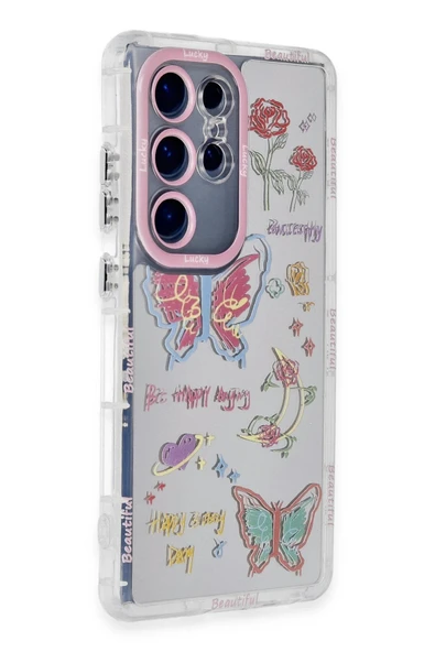 Samsung Galaxy S23 Ultra Kılıf Reflexion Desenli Kapak - Desen 8 ürün görseli 1