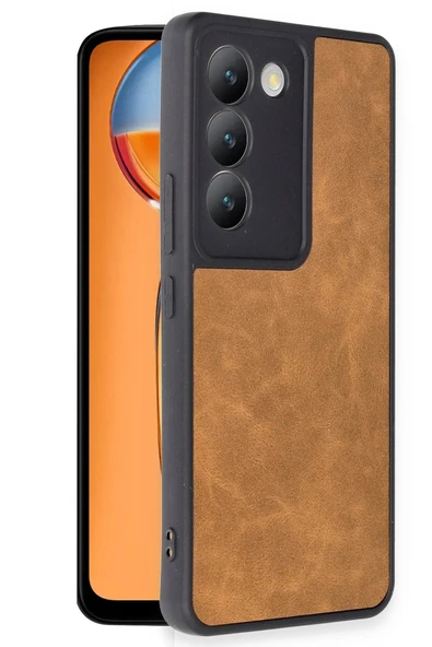 Vivo V30 Lite 4G Kılıf Aras Deri Kapak - Taba - Resim 2