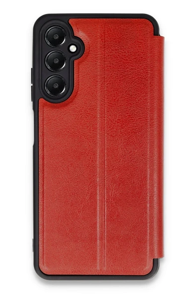 Samsung Galaxy A05S Kılıf Flip Cover - Kırmızı ürün görseli 1