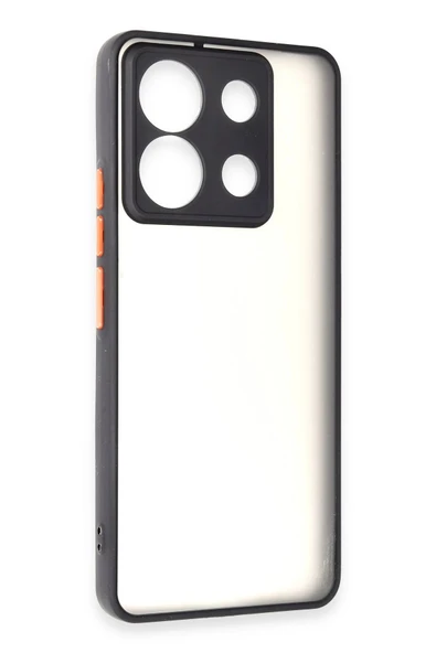 Xiaomi Redmi Note 13 5G Kılıf Montreal Silikon Kapak - Siyah - Resim 2