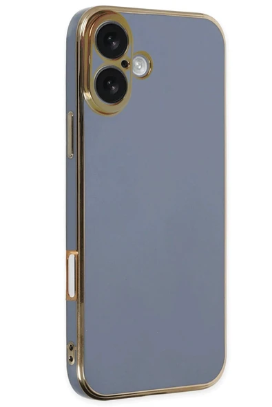 iPhone 16 Kılıf Volet Silikon - Mavi ürün görseli