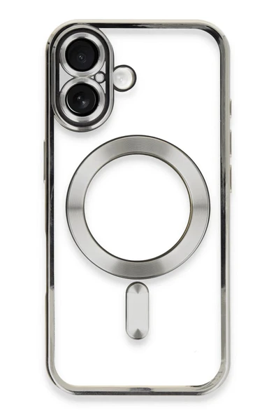 iPhone 16 Kılıf Kross Magneticsafe Kapak - Gümüş ürün görseli 1