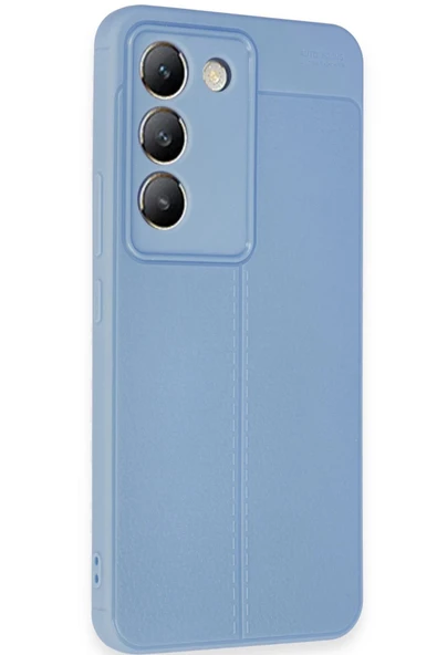 Vivo V30 Lite 4G Kılıf Auto Focus Kapak - Mavi - Resim 2