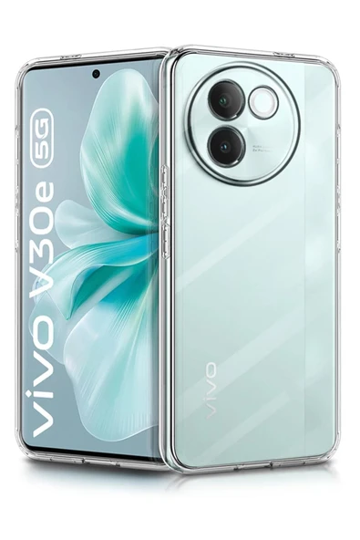 Vivo V30e Kılıf Lüx Şeffaf Silikon ürün görseli