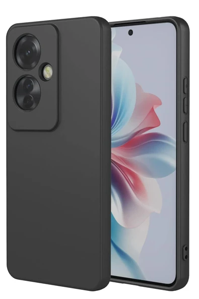 Oppo Reno 11F Kılıf First Silikon - Siyah ürün görseli 1