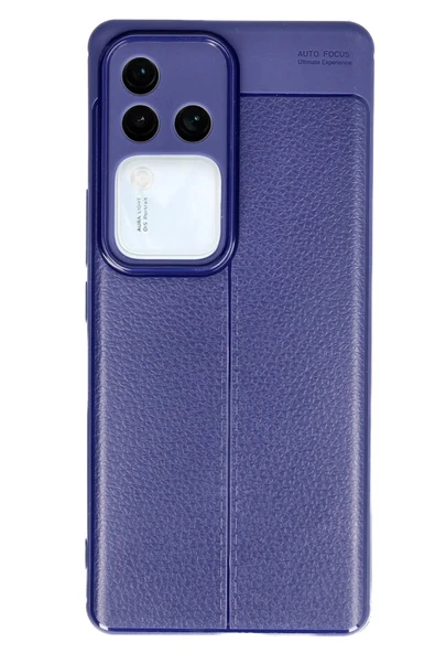 Vivo V30 5G Kılıf Auto Focus Kapak - Lacivert - Resim 2