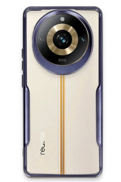 Realme 11 Pro Kılıf Boyi Silikon Kapak - Lacivert ürün görseli