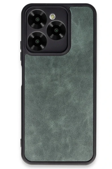 General Mobile Era 50 Kılıf Aras Deri Kapak - Koyu Yeşil ürün görseli