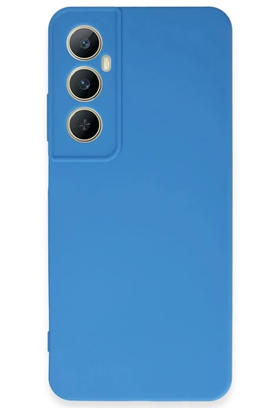Realme C65 Kılıf First Silikon - Mavi ürün görseli
