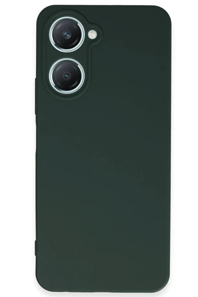 Vivo Y18 Kılıf First Silikon - Koyu Yeşil ürün görseli