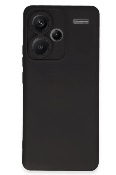 Xiaomi Redmi Note 13 Pro Plus Kılıf Nano içi Kadife Silikon - Siyah ürün görseli 1