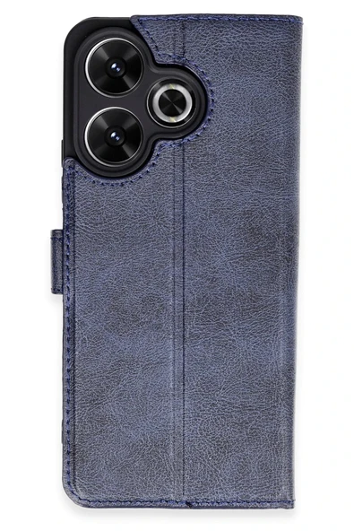 Xiaomi Redmi 13 4G Kılıf Trend S Plus Kapaklı Kılıf - Lacivert ürün görseli