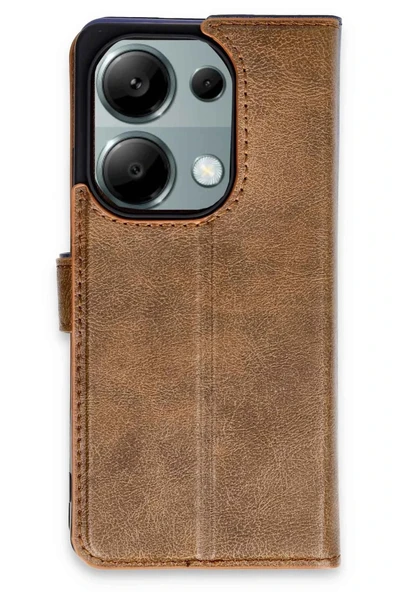 Xiaomi Redmi Note 13 Pro 4G Kılıf Trend S Plus Kapaklı Kılıf - Taba ürün görseli